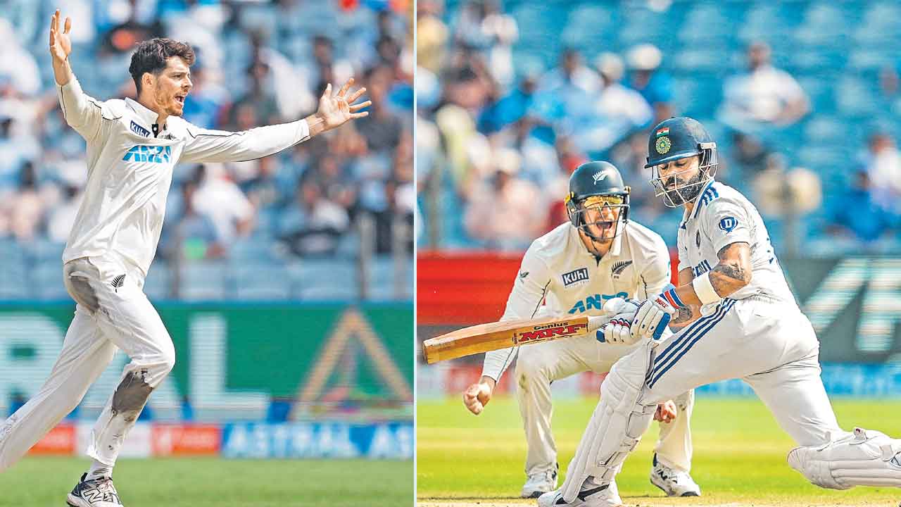 Pune Test | పుణె పాయె.. సొంతగడ్డపై భారత్‌కు దిమ్మతిరిగే షాక్‌లు ఇస్తున్న న్యూజిలాండ్‌!
