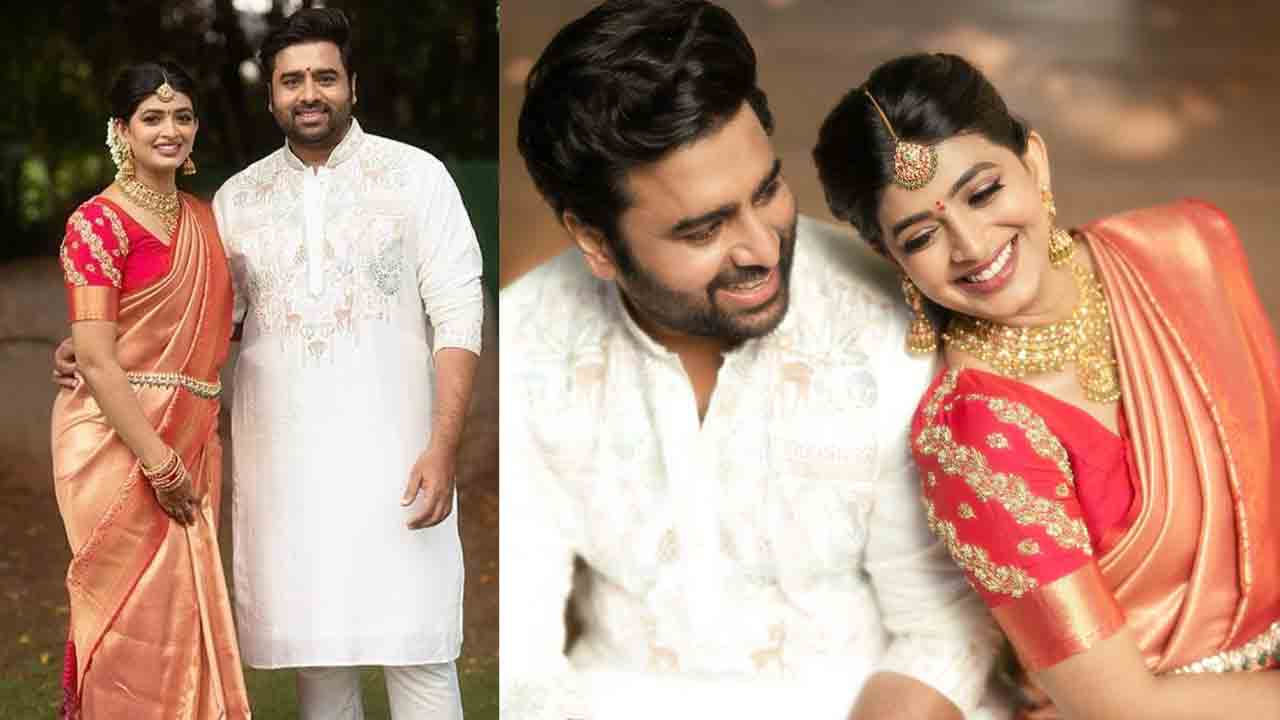 Nara Rohith | ప్రతినిధి 2 హీరోయిన్తో నారా రోహిత్ నిశ్చితార్థం.. ఆశీర్వదించిన చంద్రబాబు