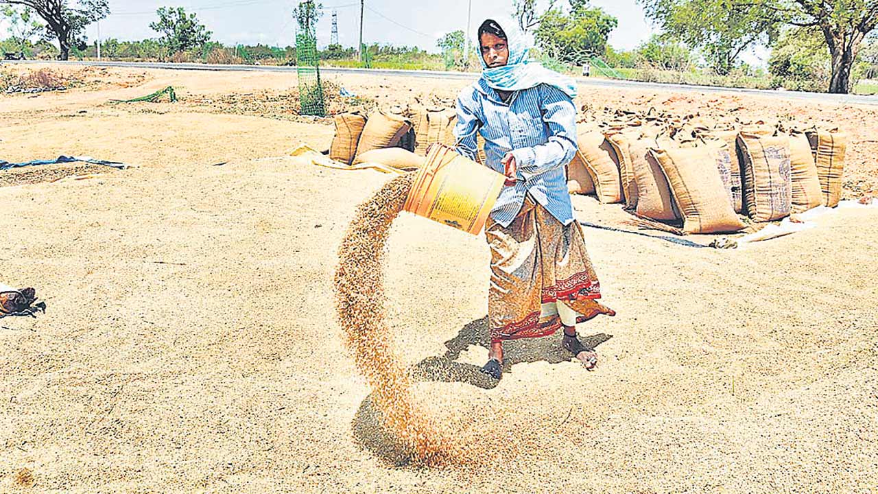 Paddy Procurement | సంచుల్లేవు.. కాంటాల్లేవు.. నత్తనడకన ధాన్యం కొనుగోళ్లు!