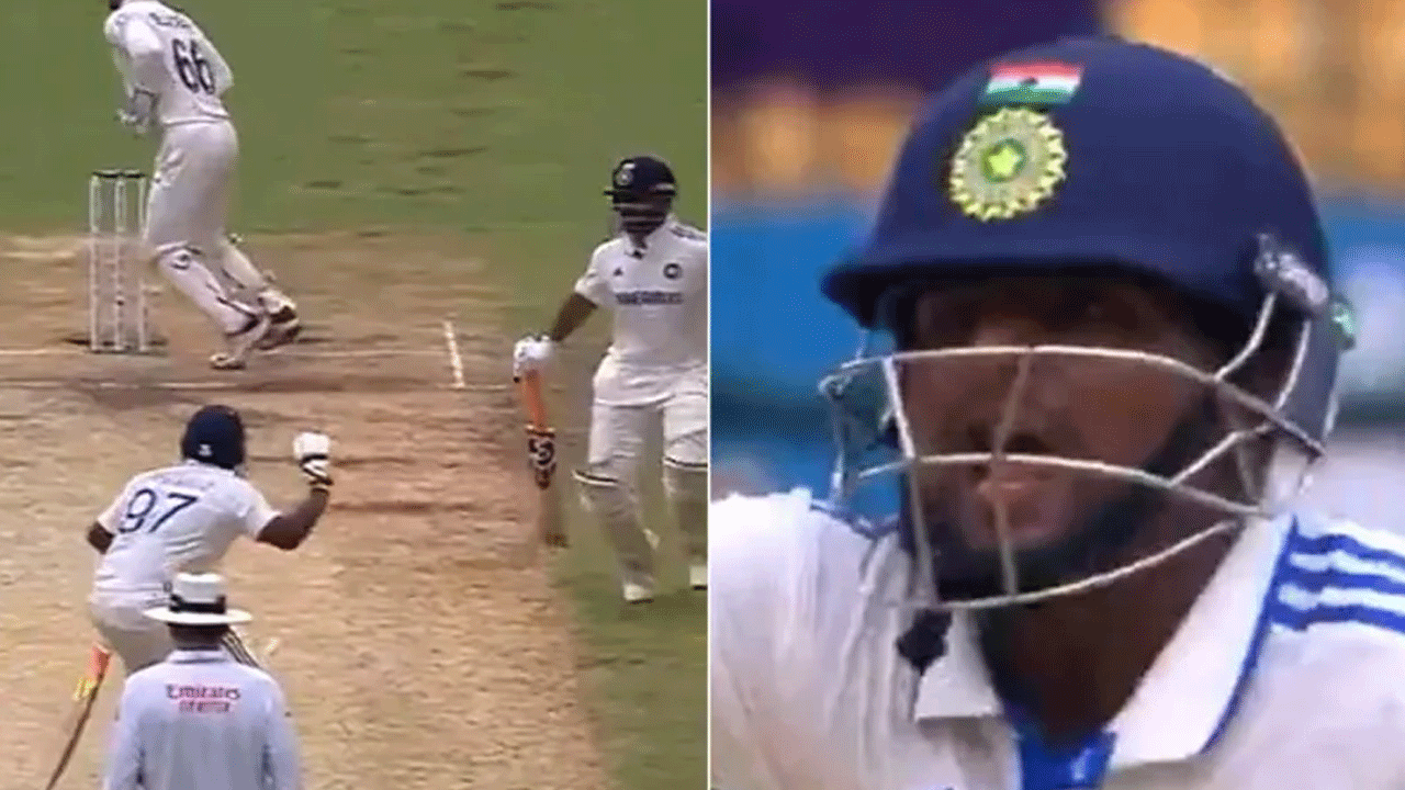 Ind Vs Nz: తృటిలో పంత్ ర‌నౌట్ మిస్‌.. స‌ర్ఫ‌రాజ్ ఏం చేశాడో చూడండి.. వీడియో