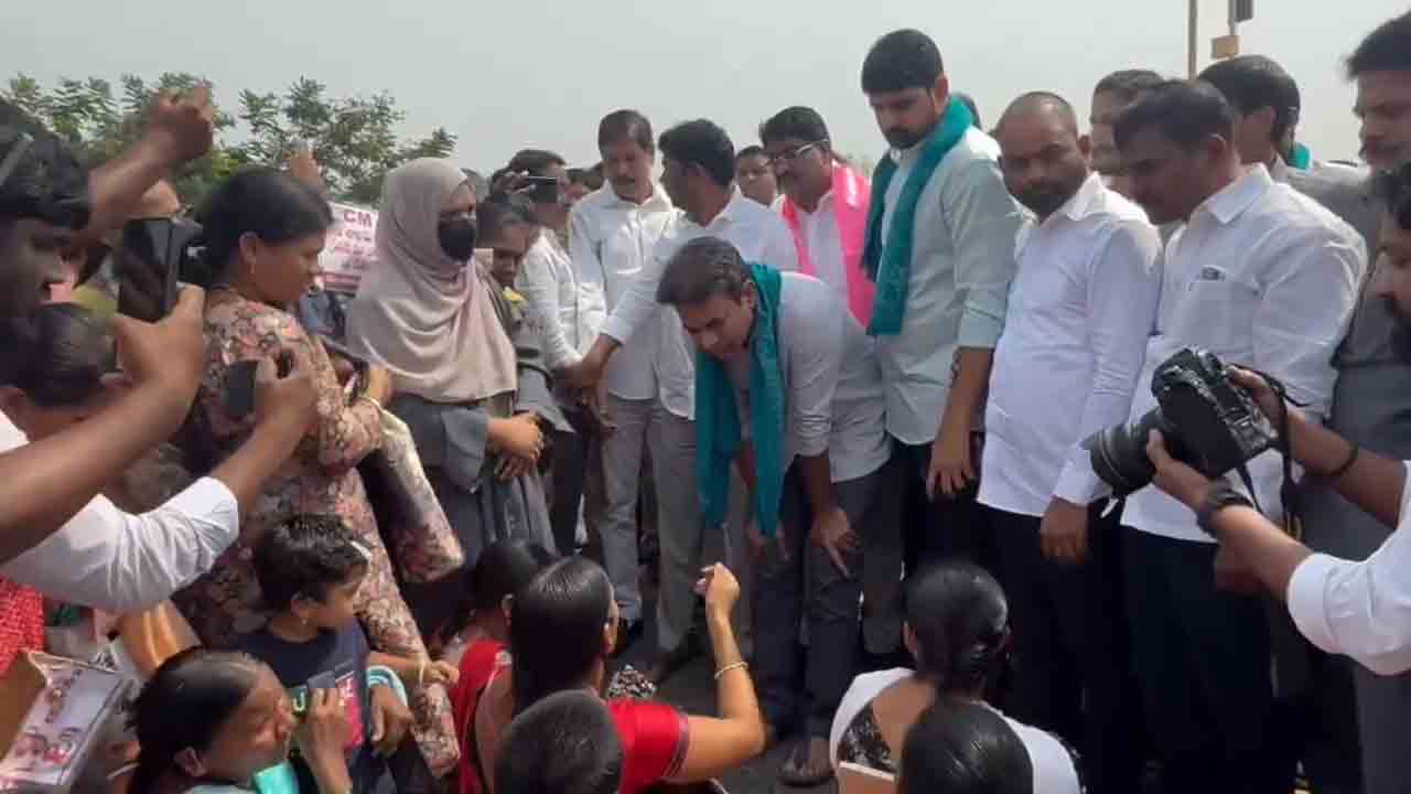 KTR | ఏడో బెటాలియన్‌లో కానిస్టేబుళ్ల భార్యల ఆందోళన.. సంఘీభావం ప్ర‌క‌టించిన కేటీఆర్