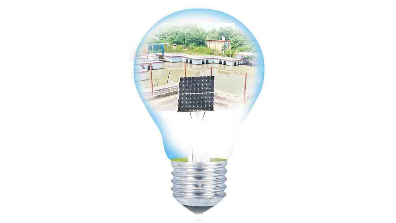 ఆలయంలో సౌర వెలుగులు