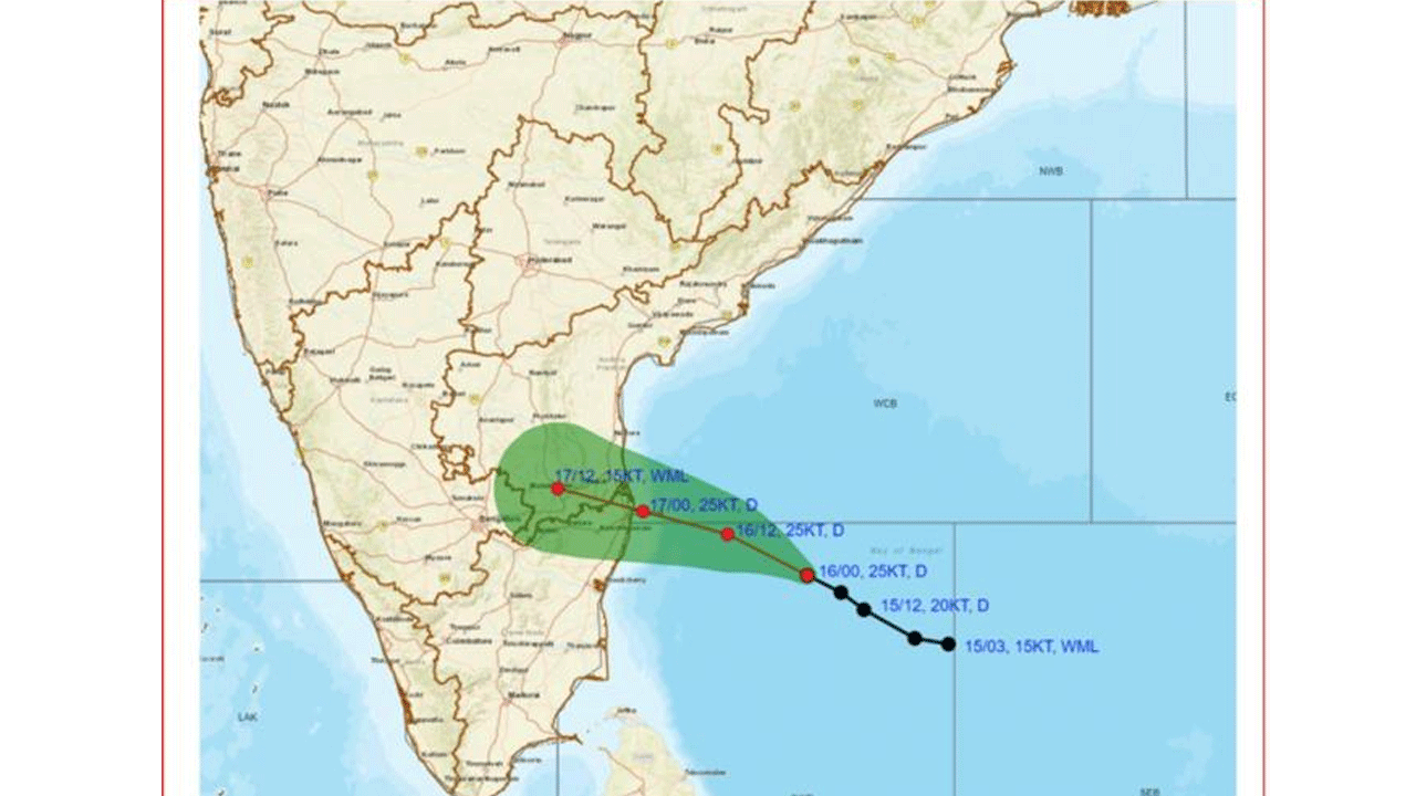 Cyclonic Storm: పుదుచ్చేరి, నెల్లూరు మ‌ధ్య తీరం దాటే అవ‌కాశం