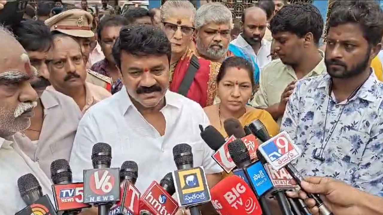 Talasani | త్వరలో ముత్యాలమ్మ ఆలయంలో నూతన విగ్రహ ప్రతిష్ఠాపన : ఎమ్మెల్యే తలసాని