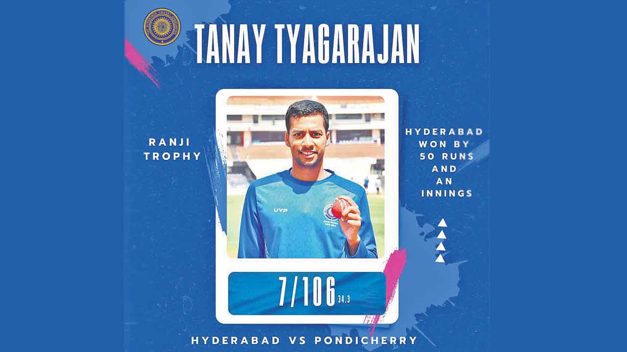 Hyderabad | హైదరాబాద్‌ బోణీ.. పుదుచ్చేరిపై ఘన విజయం