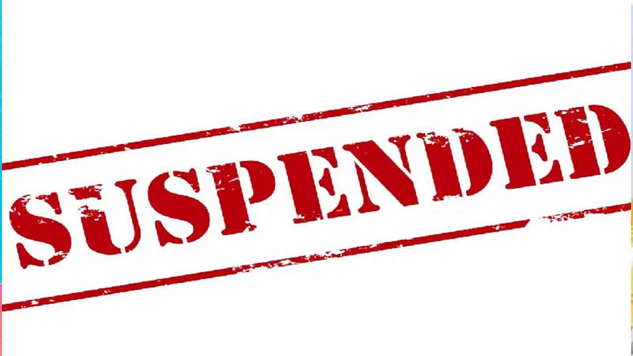 ఇద్దరు టీచర్ల సస్పెన్షన్‌