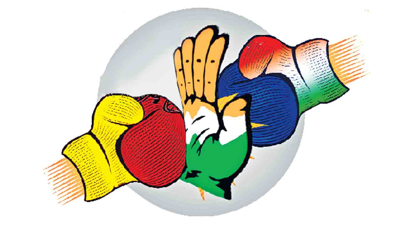 కాంగ్రెస్‌ నేతల బాహాబాహీ!