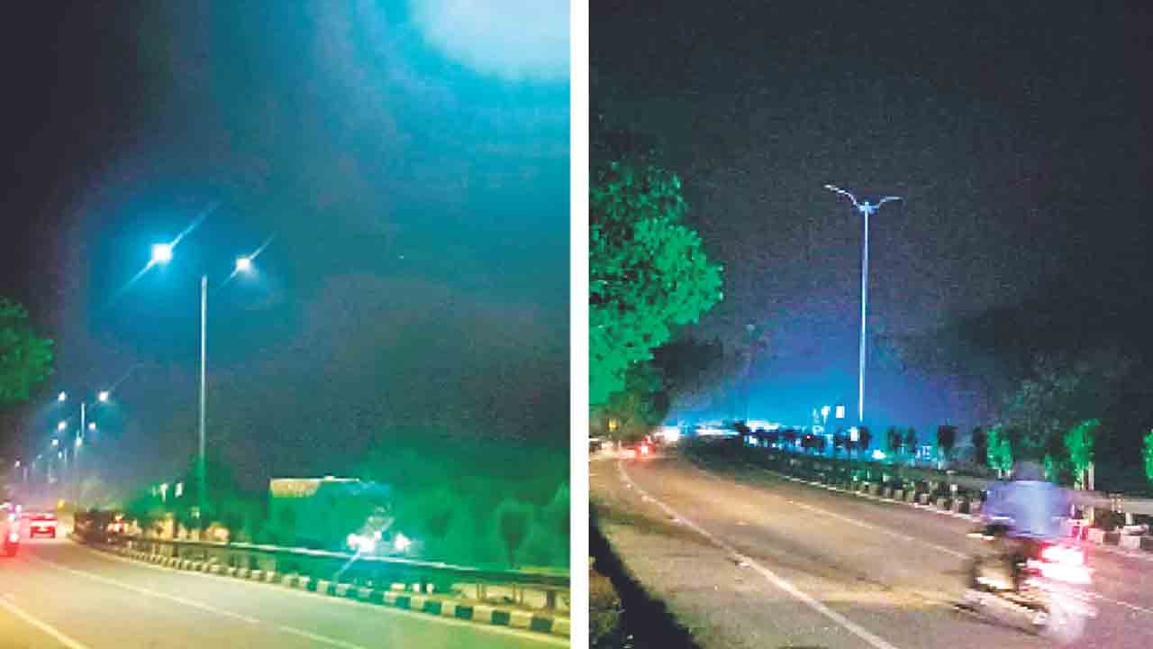 వెలగని బట్టర్‌ఫ్లై లైట్లు