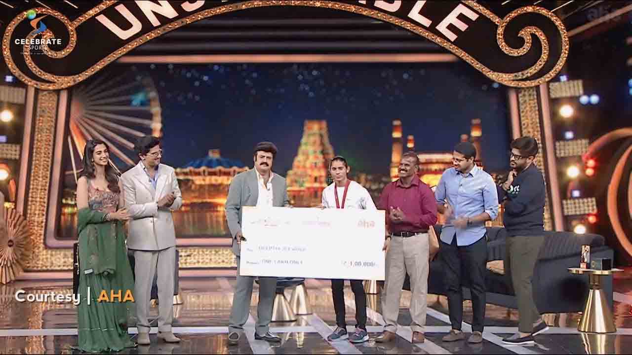 Unstoppable with NBK | బాలకృష్ణ ‘అన్​స్టాపబుల్’ షోలో ఒలింపిక్ మెడలిస్ట్