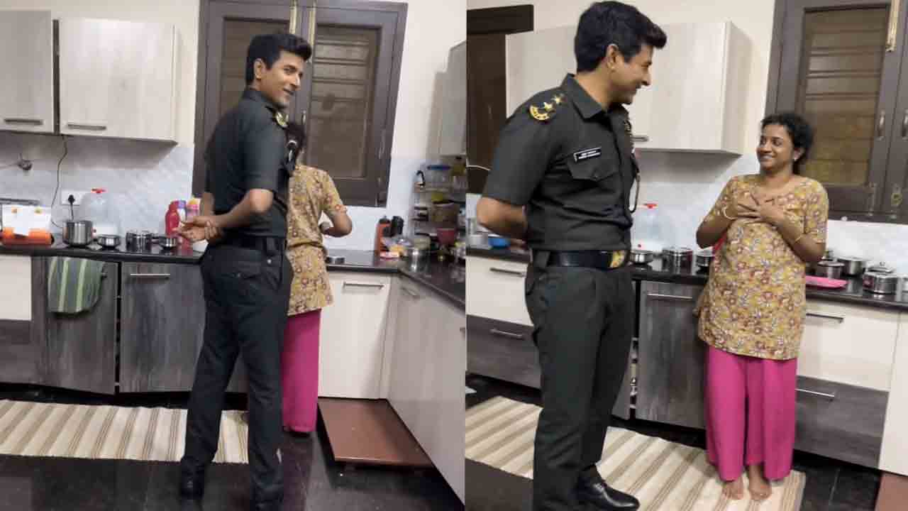 Siva Karthikeyan | ‘అమ‌ర‌న్’ గెట‌ప్‌లో భార్య‌కు స‌ర్‌ప్రైజ్ ఇచ్చిన శివ కార్తికేయ‌న్.. వీడియో