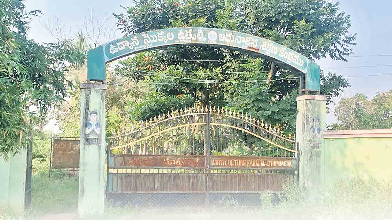 ఉద్యానక్షేత్రం అంతులేని నిర్లక్ష్యం