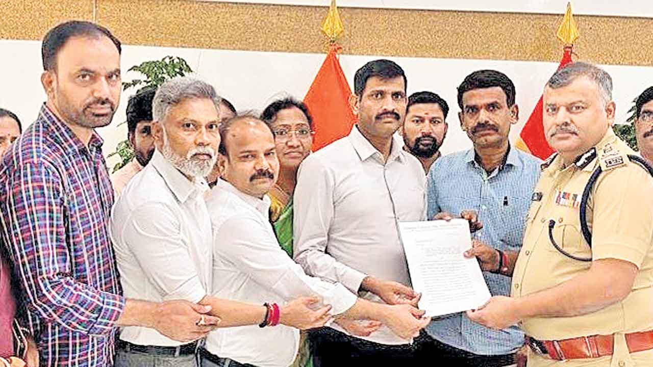 దాడి చేసినవారిపై చర్యలు తీసుకోవాలి