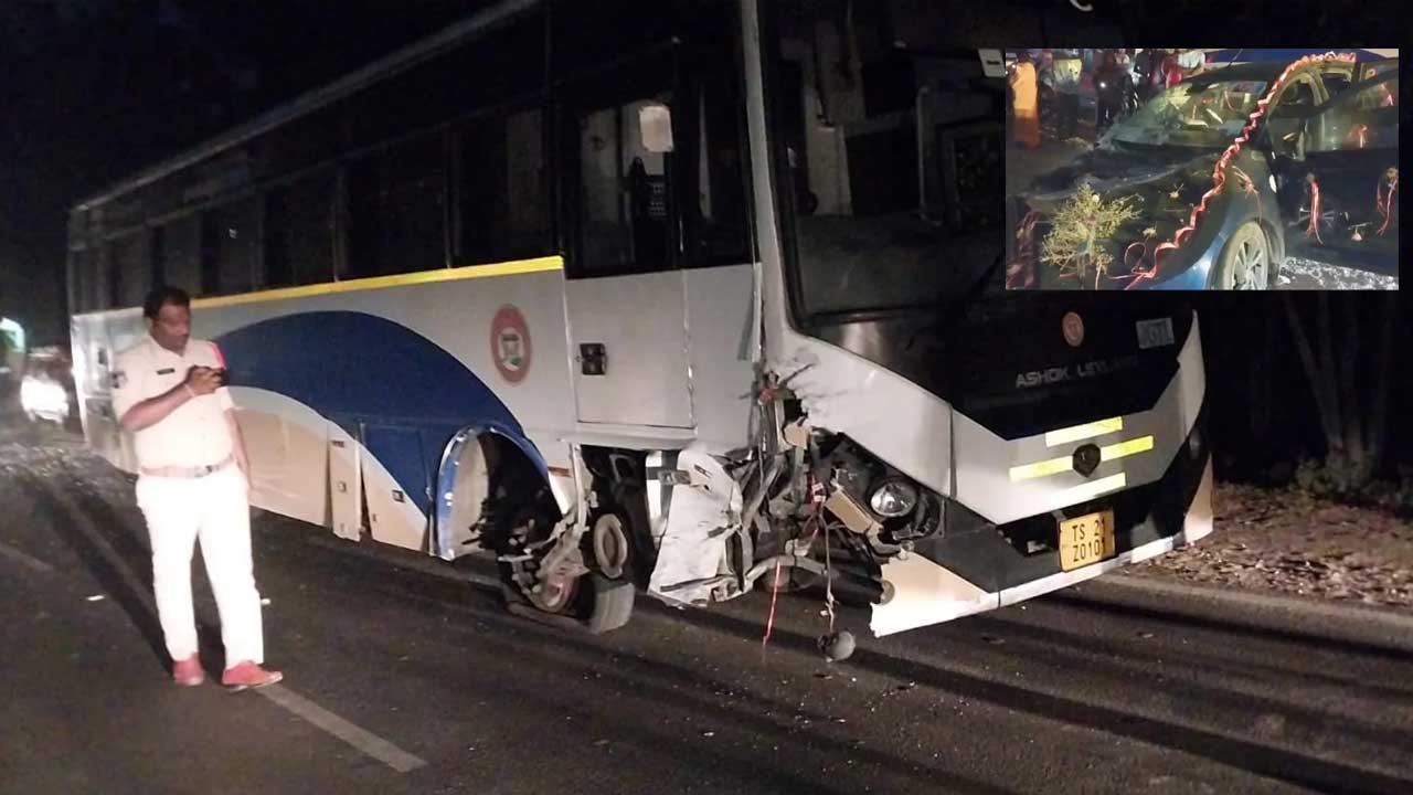 Jagtial | పెండ్లింట విషాదం.. రోడ్డు ప్రమాదంలో వధువు అన్న దుర్మరణం