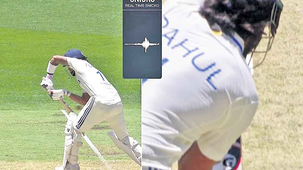 రాహుల్‌ ఔట్‌పై వివాదం