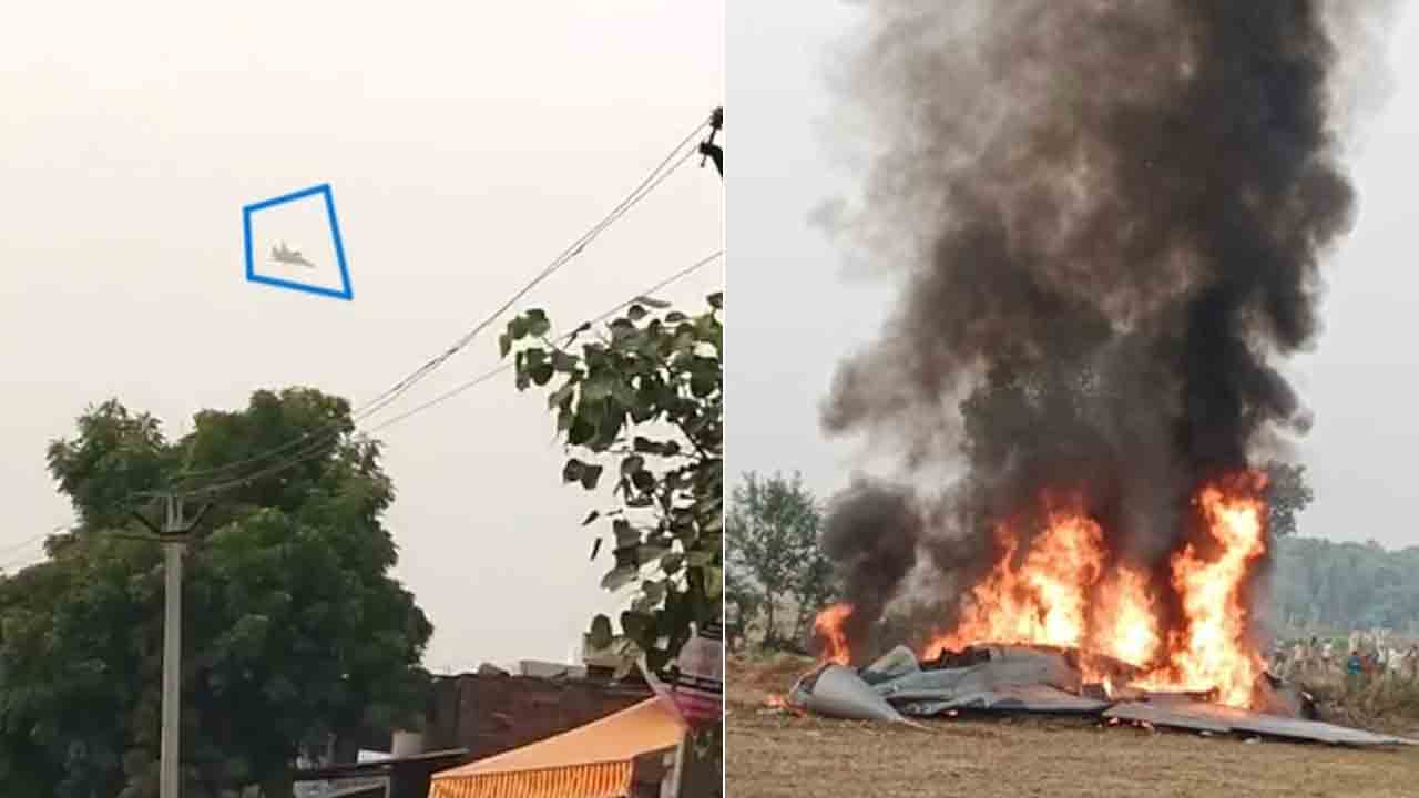 MiG-29 | కూలిపోతున్న మిగ్‌-29 ఫైటర్‌జెట్‌.. వీడియో వైరల్‌