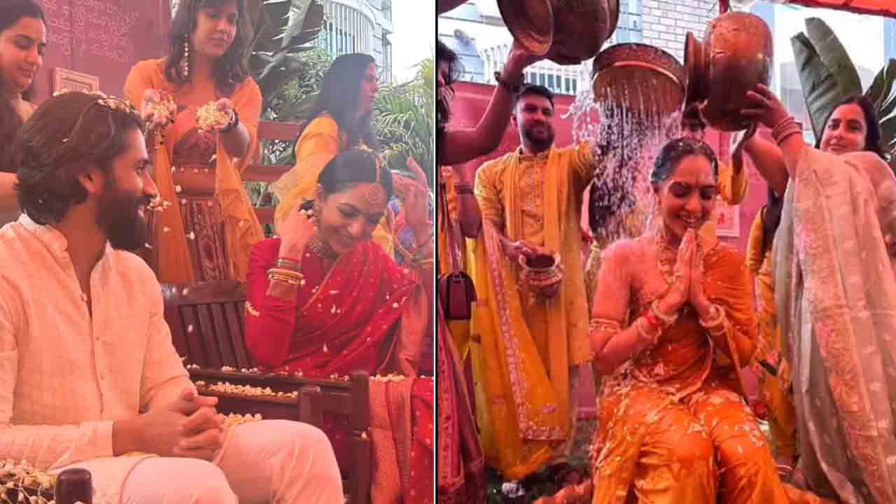 Naga Chaitanya – Sobhita | మొదలైన పెళ్లి సందడి.. నాగచైతన్య – శోభిత హల్దీ వేడుకలు