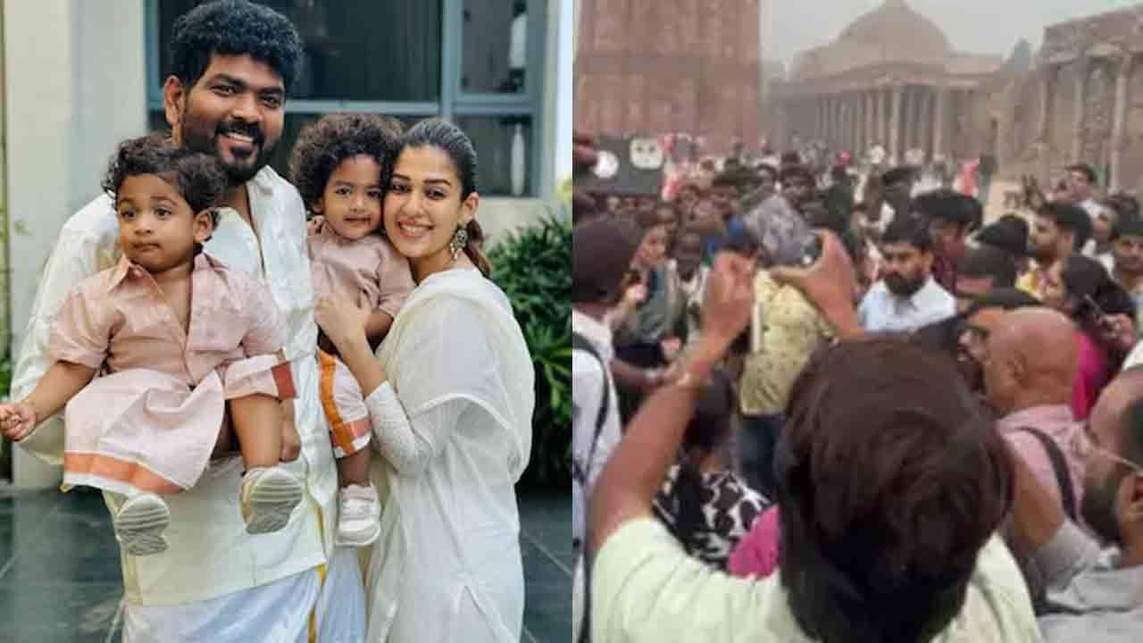 Nayanthara | ఫ్యామిలీతో కలిసి కుతుబ్మినార్ను సందర్శించిన లేడీ సూపర్ స్టార్.. వీడియోలు