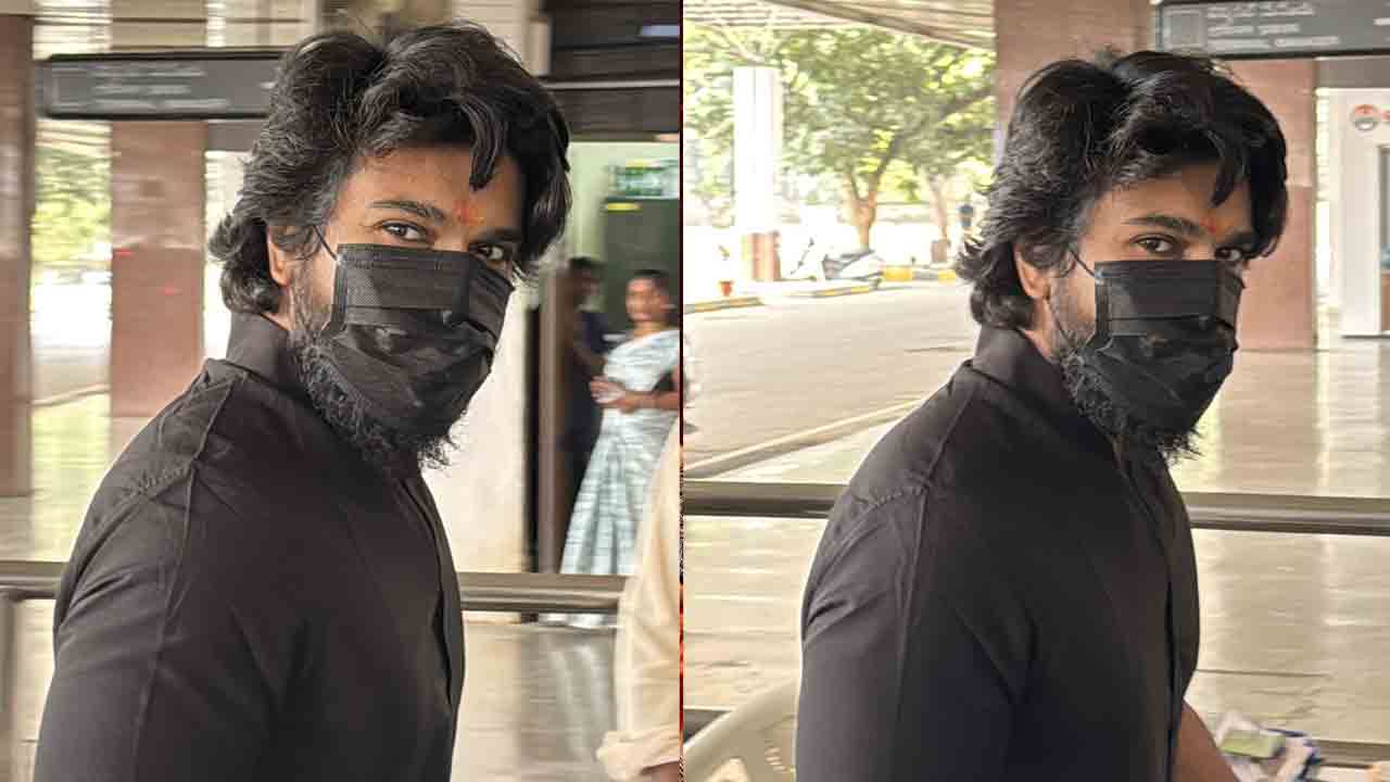 RC16 | ఆర్‌సీ 16 షూటింగ్‌ టైం.. ఎయిర్‌పోర్టులో రాంచరణ్‌