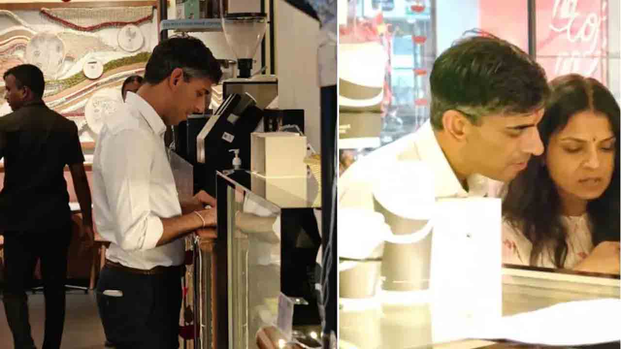 Rishi Sunak | బెంగళూరులో మెరిసిన బ్రిటన్‌ మాజీ ప్రధాని.. భార్యతో కలిసి కాఫీషాప్‌లో సందడి