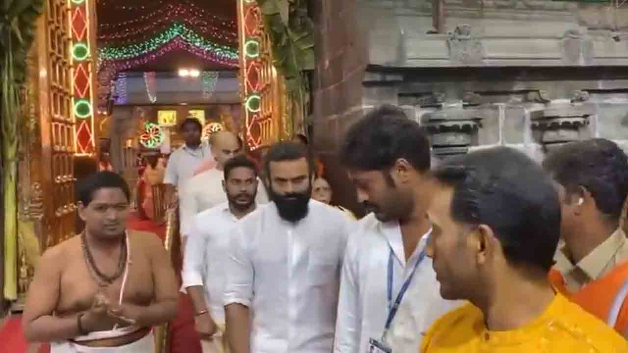 Sai Durga Tej | తిరుమల శ్రీవారిని దర్శించుకున్న సాయి దుర్గ తేజ్‌.. వీడియో