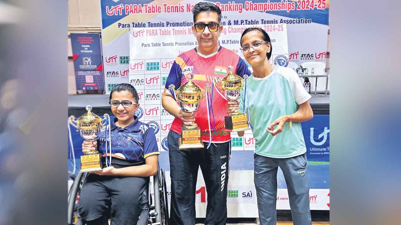 సత్తాచాటిన టీటీ ప్లేయర్లు