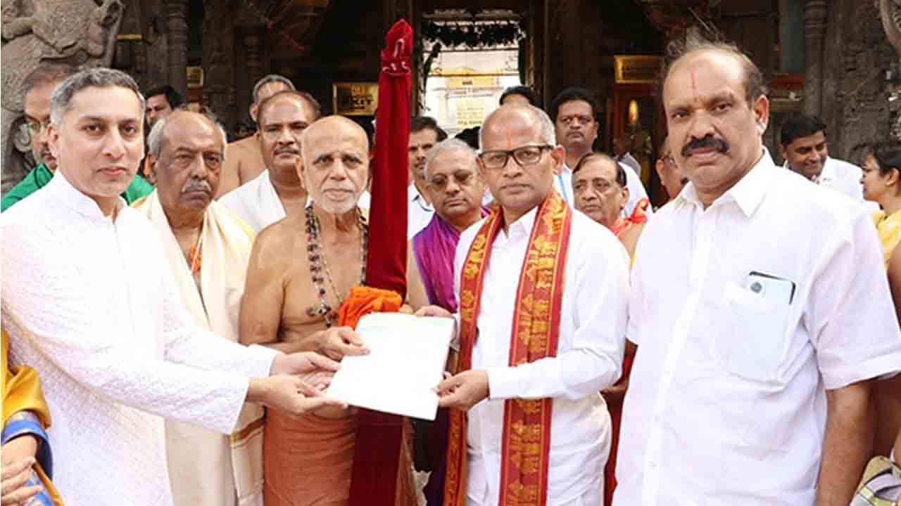 TTD | టీటీడీ పథకాలకు రూ.2.02 కోట్లు విరాళం