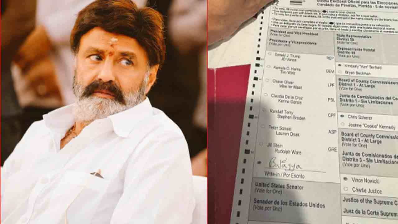 Balakrishna US Elections | అమెరికా అధ్యక్ష ఎన్నికల్లో బాలయ్యకు ఓటు.. నెటిజ‌న్లు ట్రోలింగ్