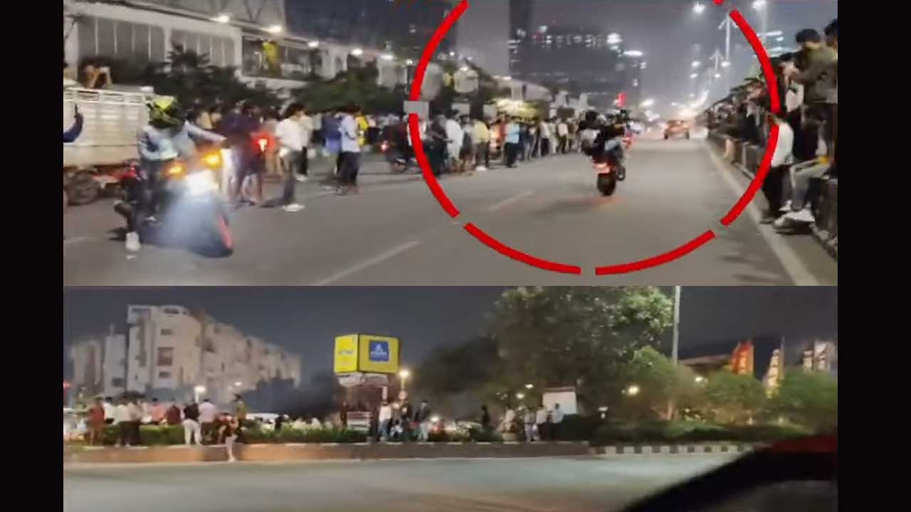 Bike Racing | రాయదుర్గంలో బైక్‌ రేసింగ్‌.. పలువురు యువకులు అరెస్ట్‌