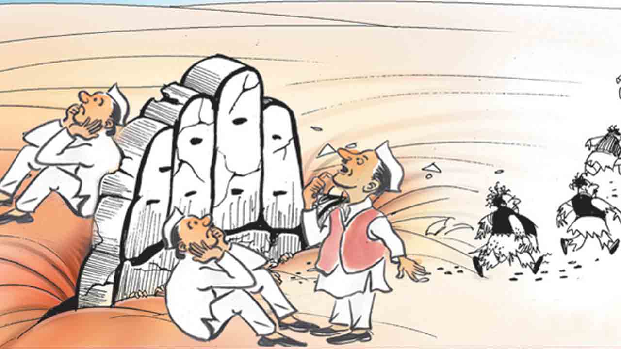 హస్తవ్యస్తం..!