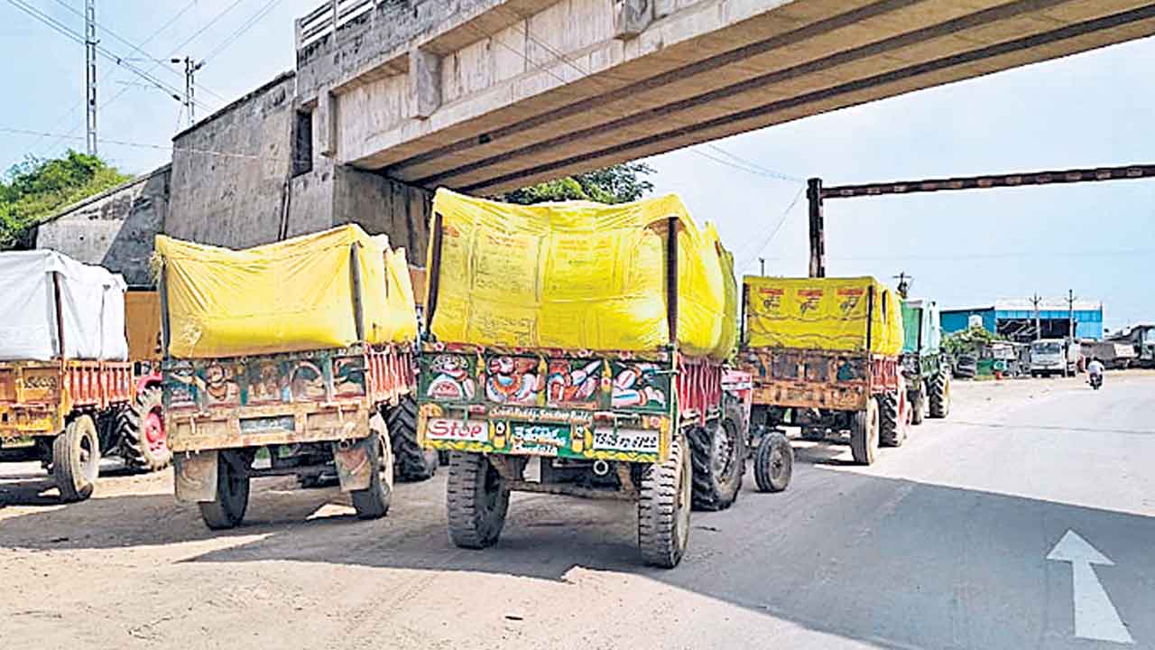 సరిహద్దు దాటుతున్న సన్నాలు