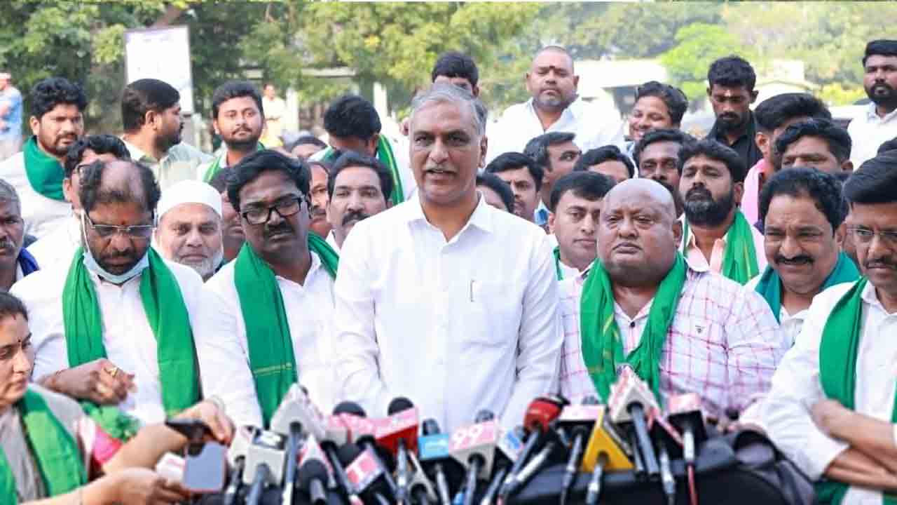 Harish Rao | కొనుగోలు కేంద్రాల్లేక ధాన్యం ద‌ళారుల పాలు.. కాంగ్రెస్ ప్ర‌భుత్వంపై హ‌రీశ్‌రావు ఫైర్