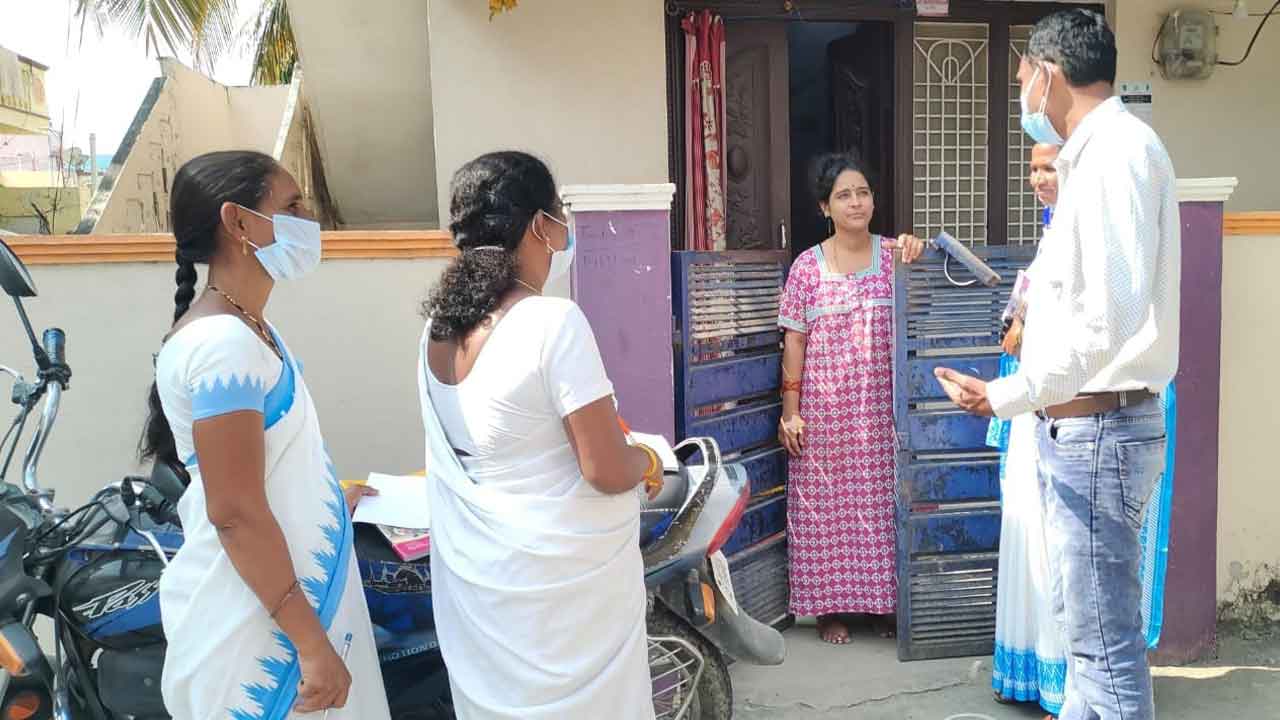 స్వైన్‌ఫ్లూ సోకిన వ్యక్తి ఇల్లు పరిశీలన