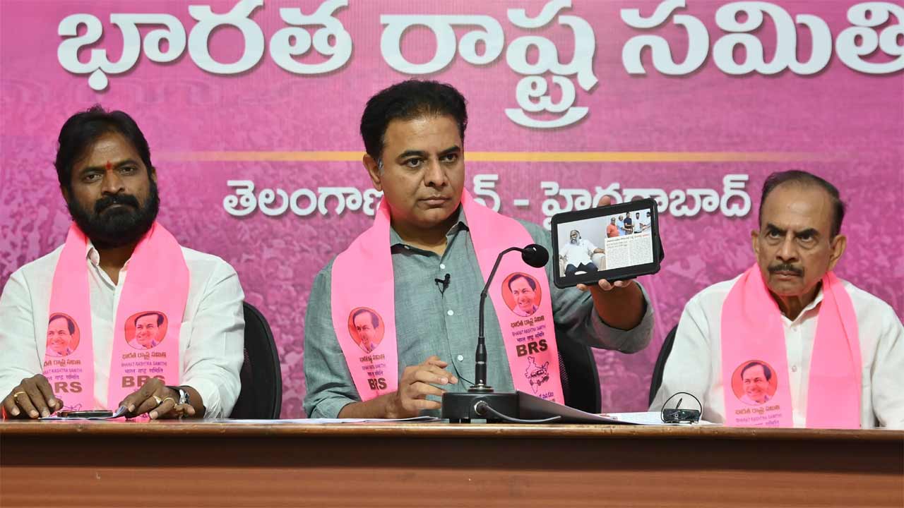 KTR | 1100 కోట్ల పనులను 5500 కోట్లకు ఎలా పెంచారు.. భారీ కుంభకోణం బయటపెట్టిన కేటీఆర్‌