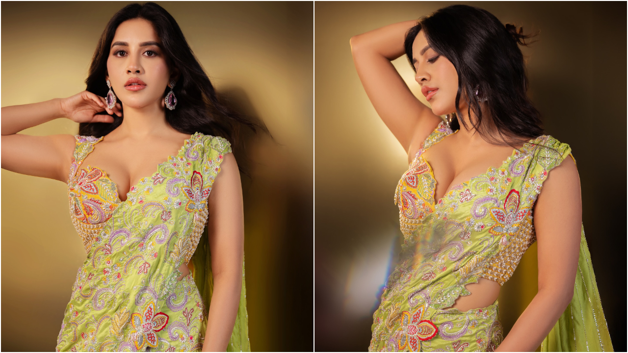 Nabha Natesh | చీరలో నభా నటేష్ అందాలు అదరహో