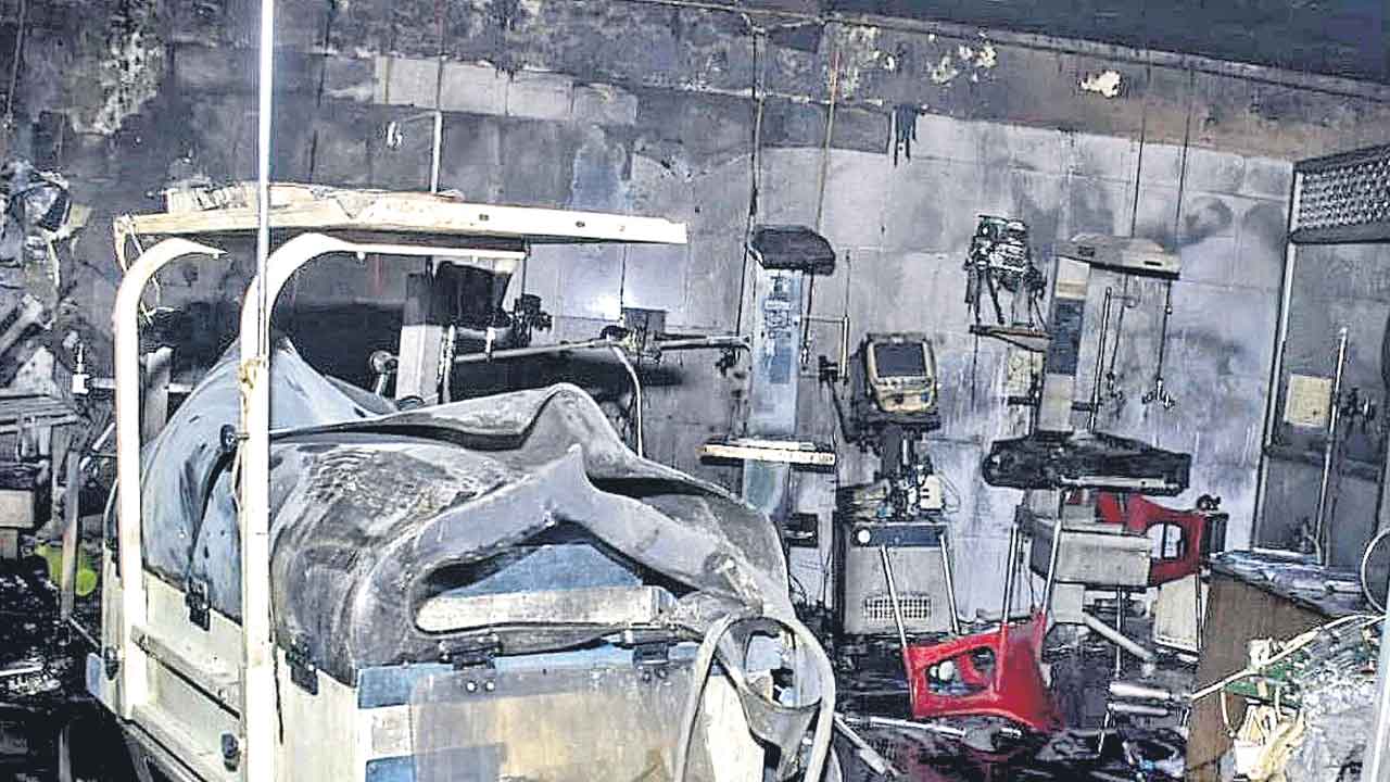 10 మంది శిశువుల సజీవ దహనం