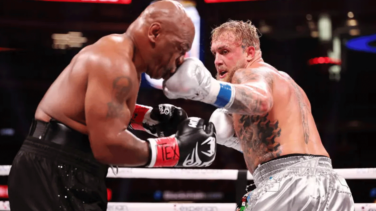 Mike Tyson Vs Jake Paul: జేక్ పౌల్ పంచ్‌ల‌కు మైక్ టైస‌న్ ఔట్‌..