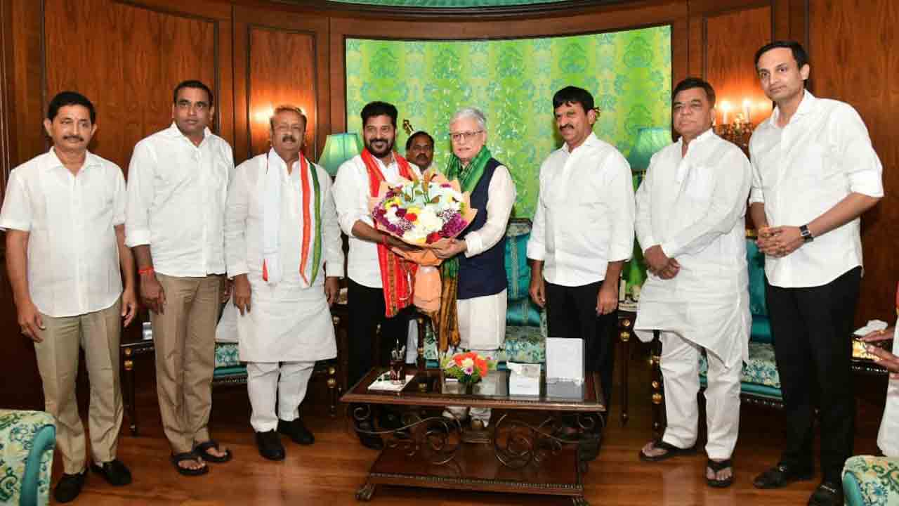 CM Revanth Reddy | రాజ్‌భ‌వ‌న్‌లో గవర్నర్‌తో ముఖ్యమంత్రి రేవంత్ రెడ్డి భేటీ