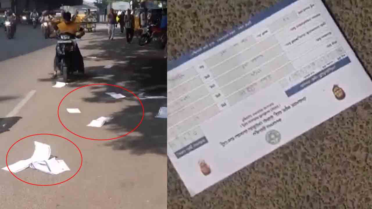 Harish Rao | న‌డిరోడ్డుపై కుటుంబ స‌ర్వే ద‌ర‌ఖాస్తులు.. హ‌రీశ్‌రావు ఫైర్