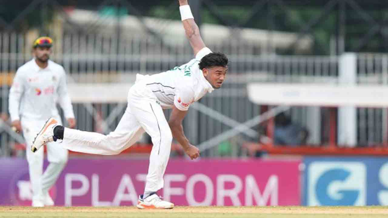 WI vs BAN 1st Test | చెల‌రేగిన త‌స్కిన్.. క‌ష్టాల్లో వెస్టిండీస్