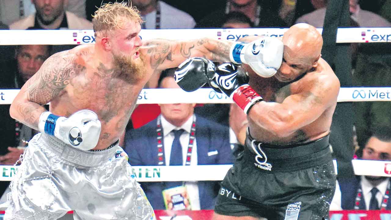 టైసన్‌కు పాల్‌ పంచ్‌