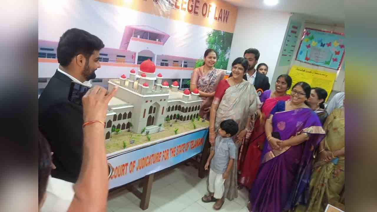 Legal Exhibition | ‘లా’ అంటే కేవ‌లం థియ‌రీనే కాదు : జ‌స్టిస్ మాధ‌వి దేవి