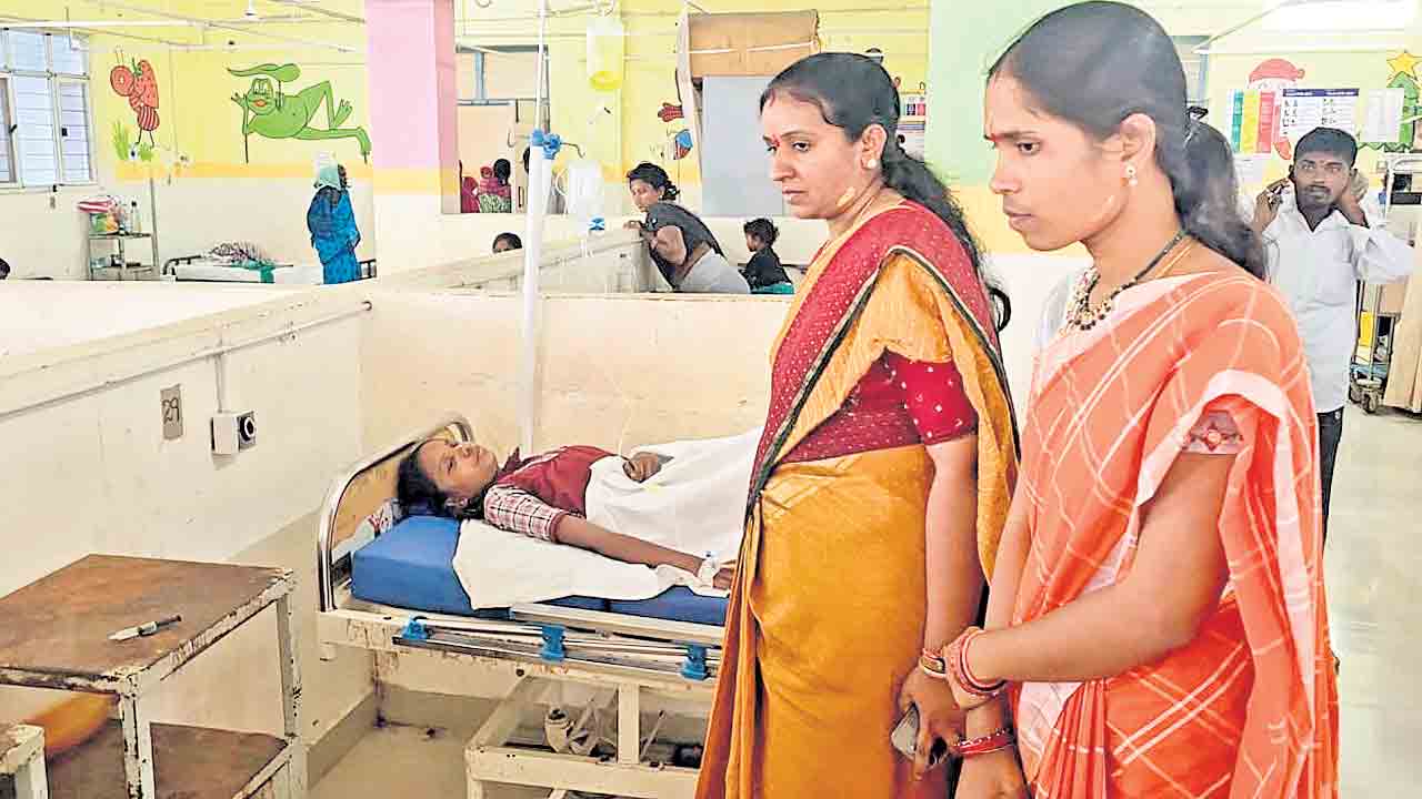 కస్తూర్బాలో తొమ్మిదిమందికి అస్వస్థత