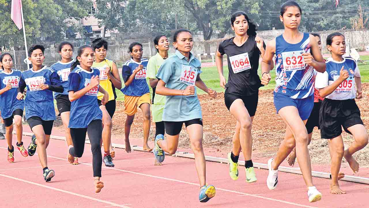 రాష్ట్ర స్థాయి అథ్లెటిక్స్‌, రెజ్లింగ్‌ పోటీలు షురూ