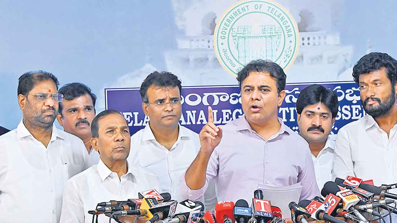 KTR | మూడు పంటలకు భరోసా ఇస్తరా?.. ఎకరానికి 17,500 సర్కార్‌ బాకీ: కేటీఆర్‌