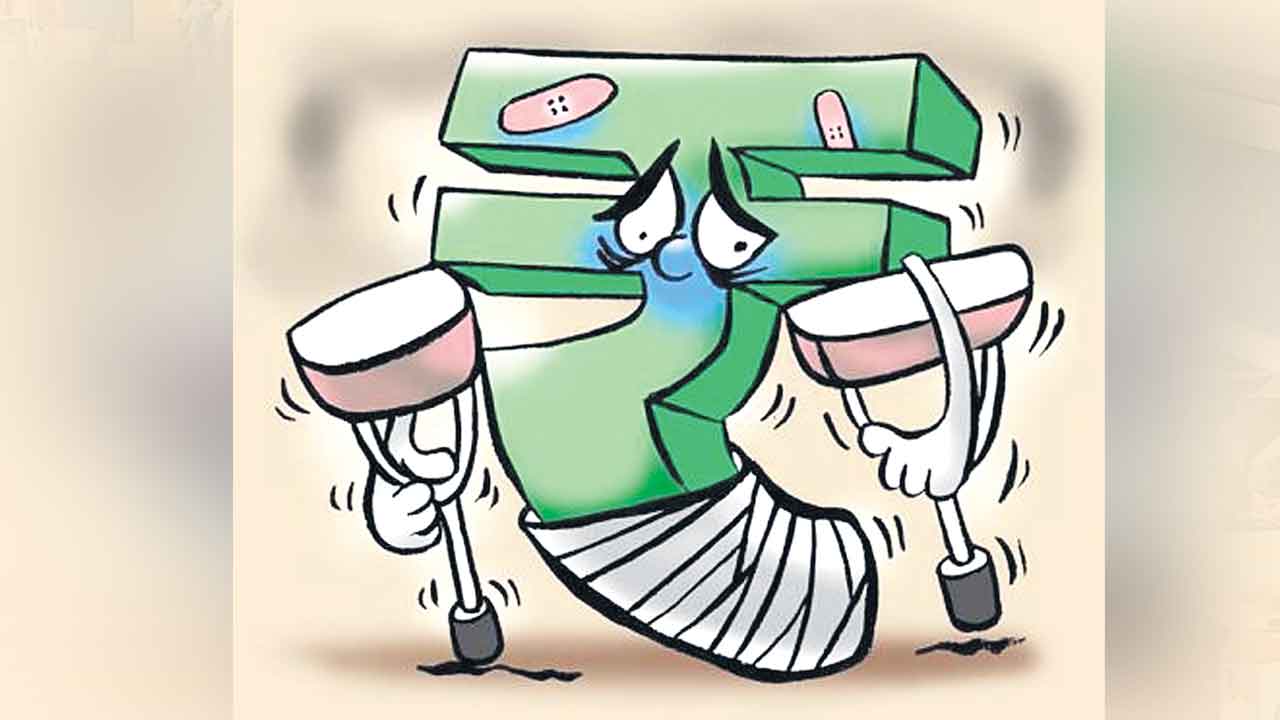 Rupee | ఐసీయూలో రూపీ..! ఆల్‌టైమ్‌ కనిష్ఠ స్థాయికి చేరిక