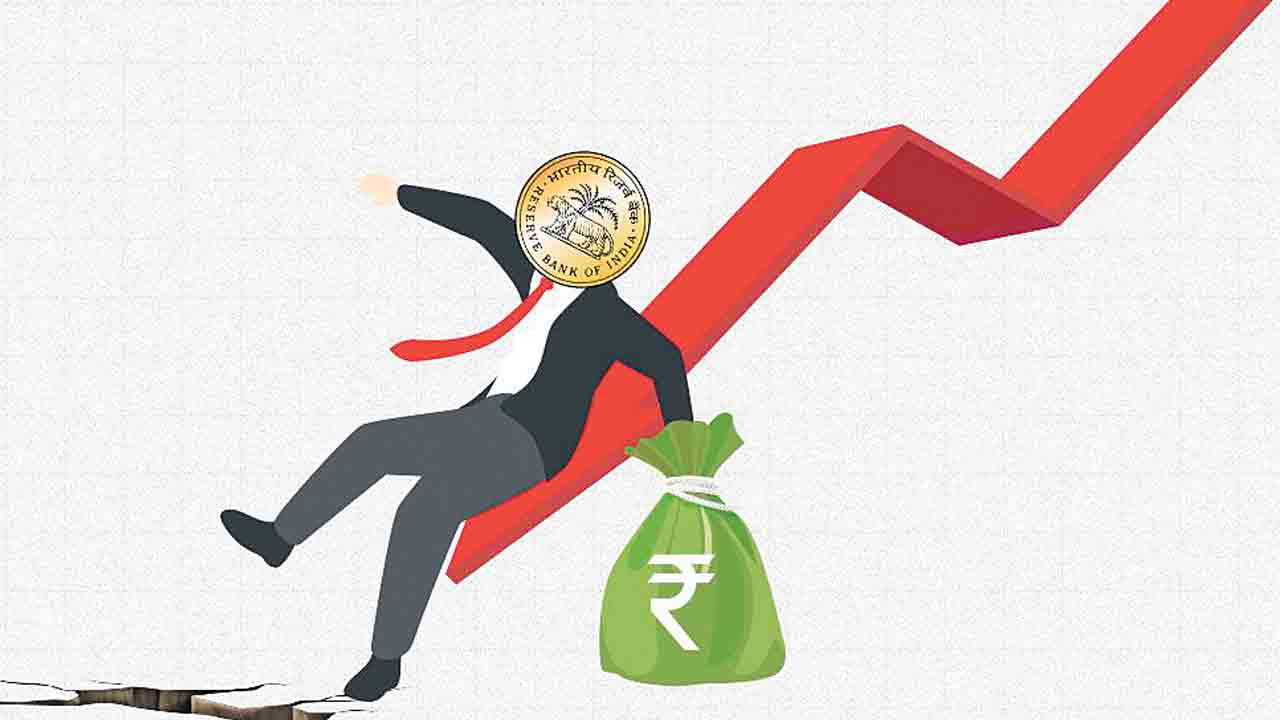 రూపాయి బేజారు