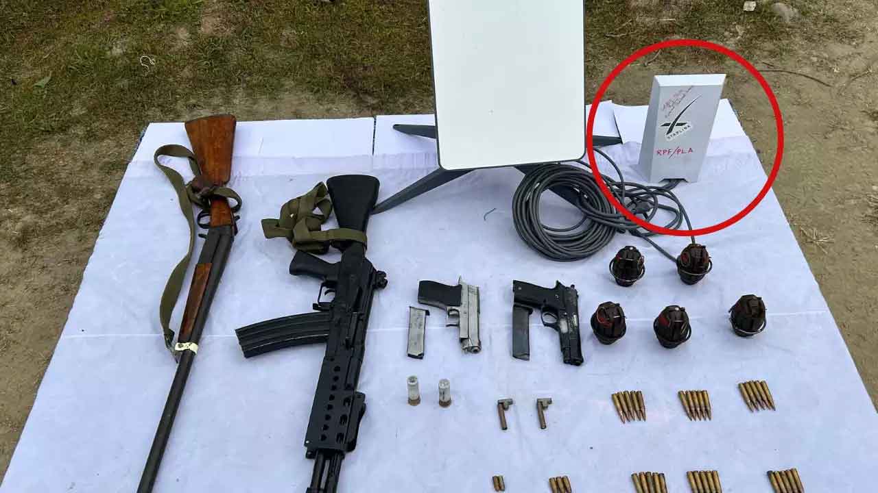 మణిపూర్‌లో స్టార్‌లింక్‌ పరికరాలు