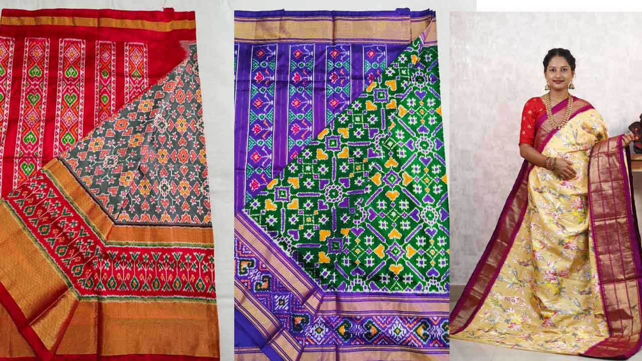 ఇక్కత్‌ ఇక్కట్లు.. పోచంపల్లి డిజైన్లకు ప్రింటెడ్‌ చీరల ముప్పు