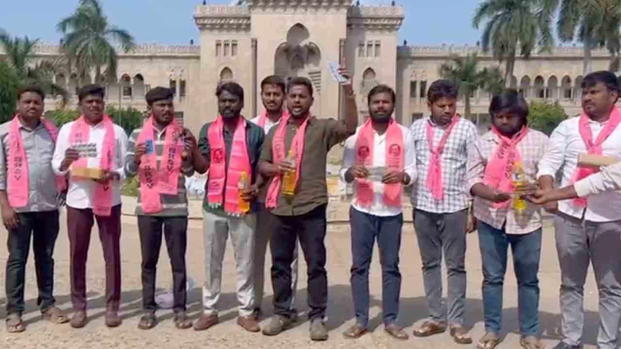 BRSV leaders | ఎమ్మెల్సీ కవితకు కాంగ్రెస్‌ ఎమ్మెల్యేలు క్షమాపణ చెప్పాలి : బీఆర్ఎస్‌వీ నాయకులు