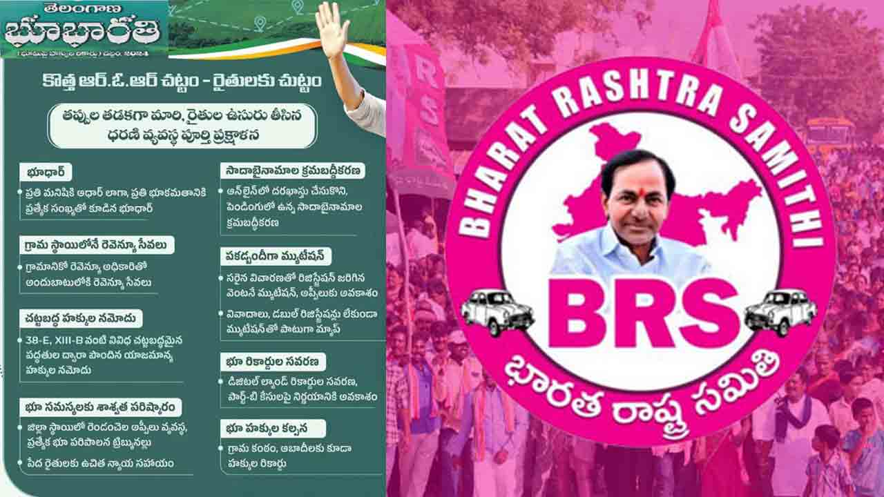 BRS | భూభారతి చట్టం ప్రకటనలపై.. బీఆర్‌ఎస్‌ సభా హక్కుల ఉల్లంఘన నోటీసులు
